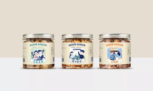 合润园食品炒货系列包装设计