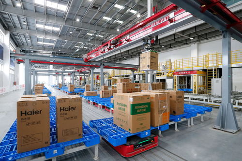 china s 1st unmanned warehouse for large goods opens